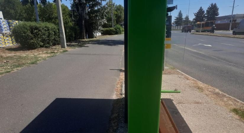 Szégyenteljes akció Nyíregyházán! Ennél a buszmegállónál történt!
