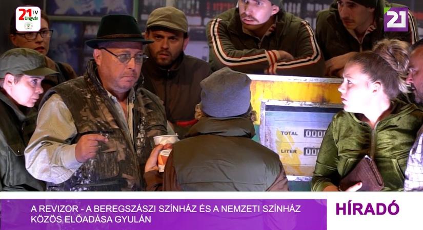 A revizor - a beregszászi színház és a Nemzeti Színház közös előadása Gyulán (videó)