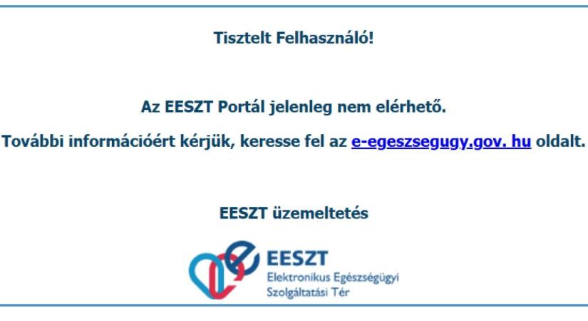 Az egészségügyi államtitkár Magyar Pétert kérdezte fel, hogy miért nem tesz semmit a leállt EESZT miatt