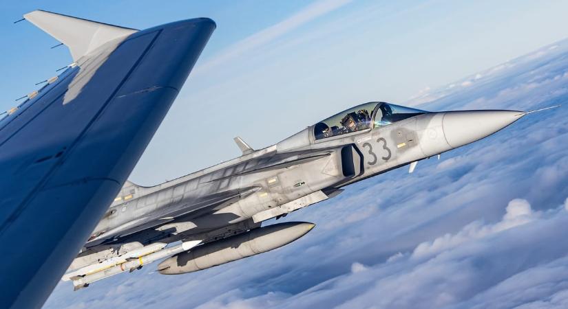 Orosz repülőgépeket fogtak magyar Gripenek első bevetésükön a balti légtérben