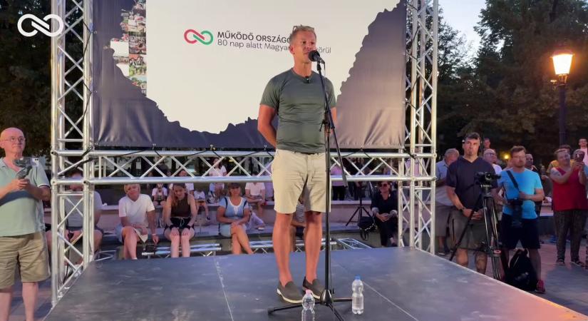 Magyar Péter elnémíttatta a Fidesz képviselőjét Kecskeméten  videó