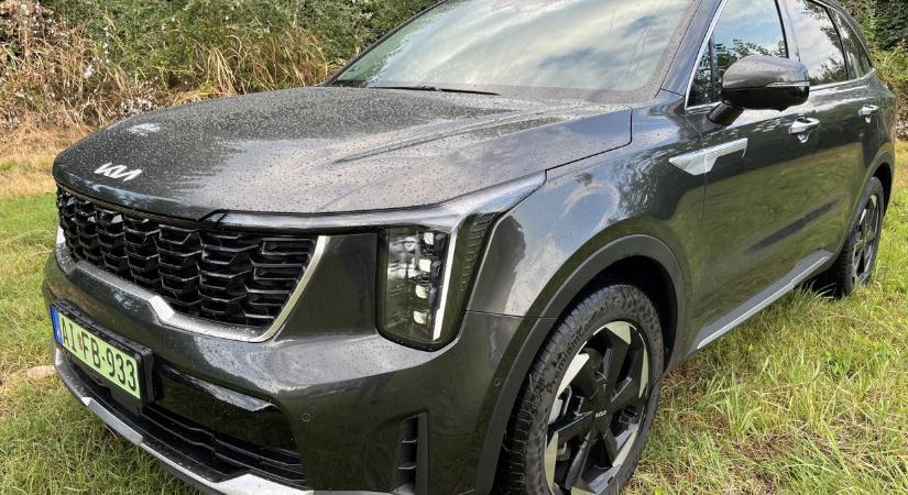 Teszten a Kia legnagyobb luxusterepjárója: meglepő, mennyit fogyaszt a 2,5 tonnás Sorento