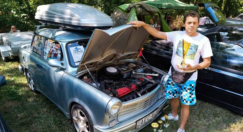 A makói autós felvonuláson a csoda-Trabi és számos ritka Volkswagen modell is felvonult – galériával