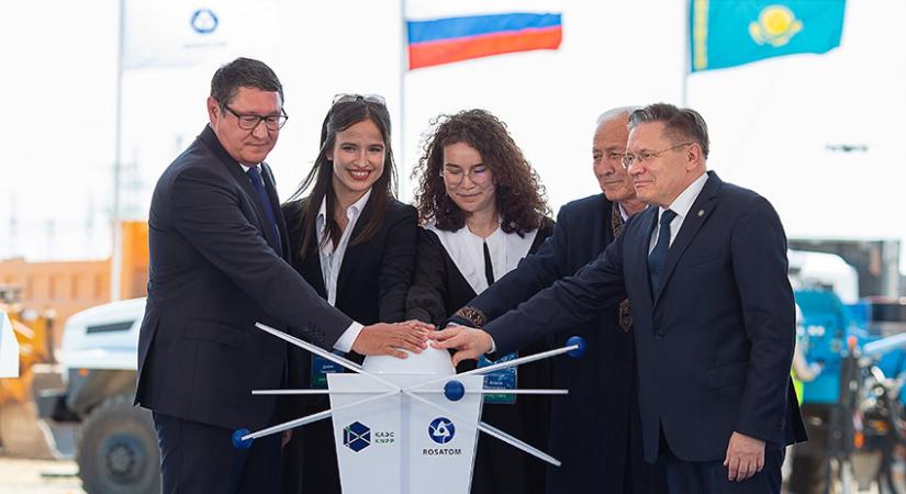Épül az első atomerőmű Kazahsztánban
