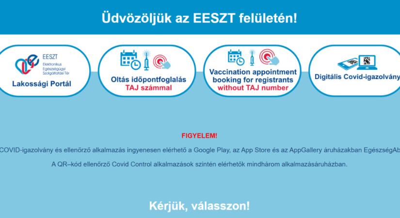 Megjavult az EESZT