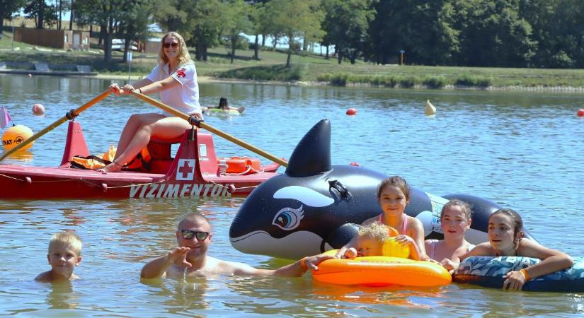 A vízimentőnek itt alig akad dolga: fegyelmezettek a strandolók, s még az orka is barátságos (galéria)