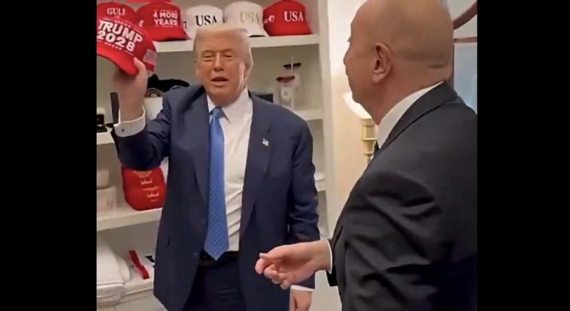 Trump a 2028-as elnökválasztási indulásával viccelődött az azeri diktátornak, aki rögtön vette a lapot