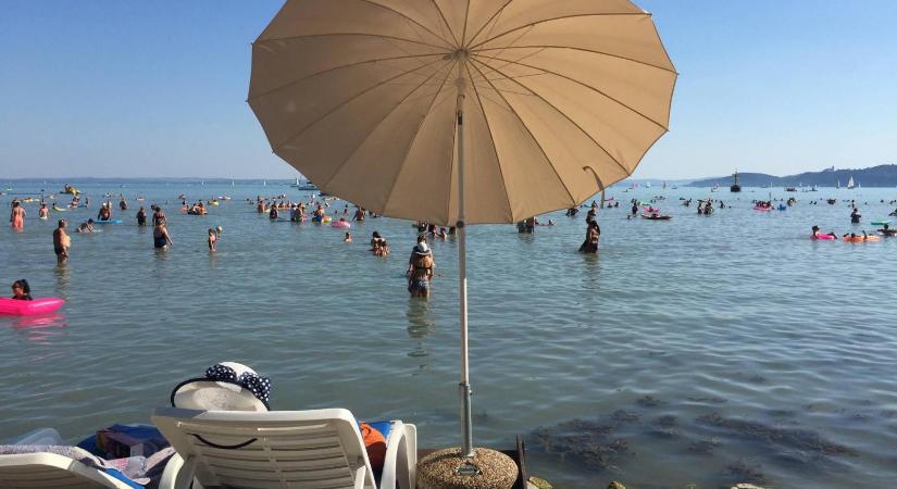 Melegszik a Balaton, van, ahol már több mint 26 fokos