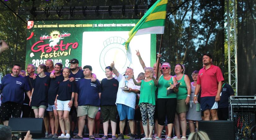 Két abszolút győztese van az idei nemzetközi gasztrofesztiválnak: Zalaba csapata és a muzslai Falatka Banda