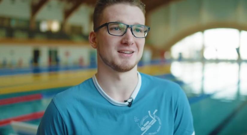 Világcsúccsal aranyérmes az uszonyosúszó Kiss Nándor