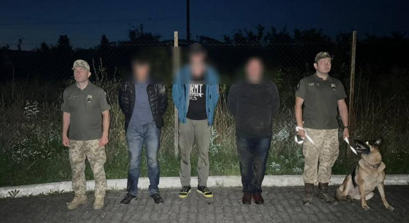 Illegális határátlépési kísérlet Kárpátalján – három férfit fogtak el a határőrök