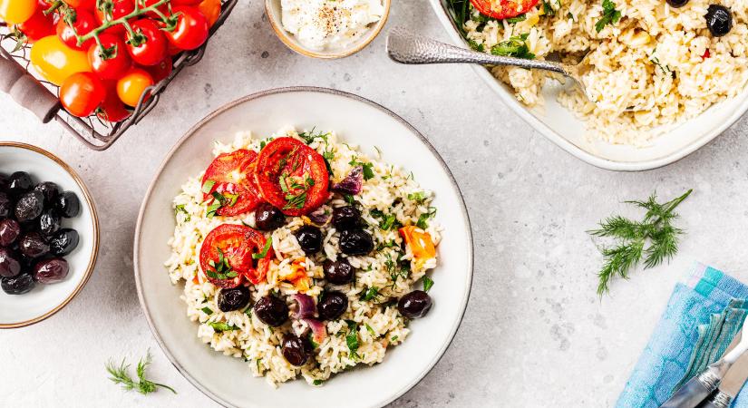 Sütőben főtt mediterrán rizs: gyors, finom és elképesztően puha