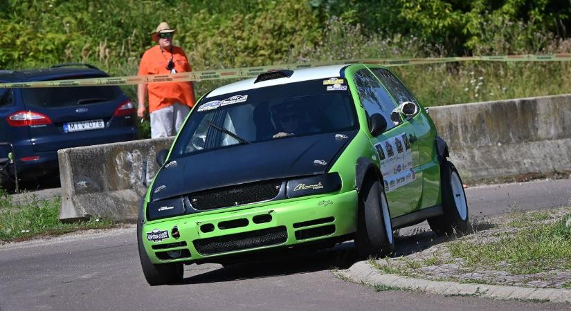 5. Eger Szlalom: Potonyecz Ákos a zöld Volkswagennel volt a leggyorsabb
