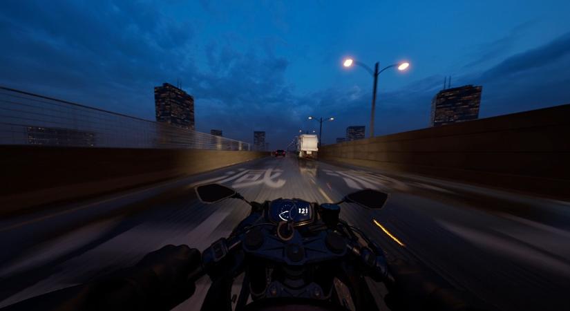 Elképesztően jól néz ki ez a motoros játék, amiben a forgalmat kell kerülgetni