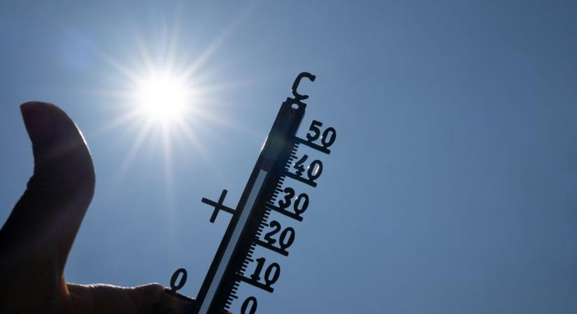 Perzselő forróság - Előzetes adatok szerint egy tizedre voltunk vasárnap a 40 foktól
