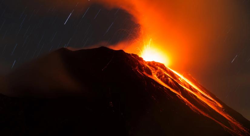 Megint kitört Európa legnagyobb tűzhányója