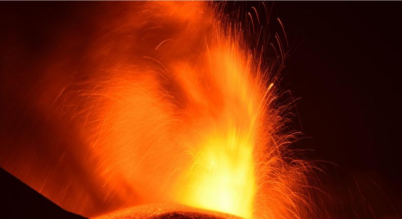 Ismét kitört Európa legnagyobb tűzhányója az Etna