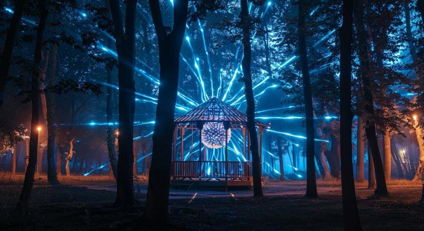 Almádi Fény Liget – fényekkel átszőtt nyári esték Balatonalmádiban