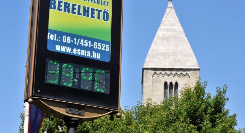 Szédítő hőség: ismét megdőlt a napi melegrekord