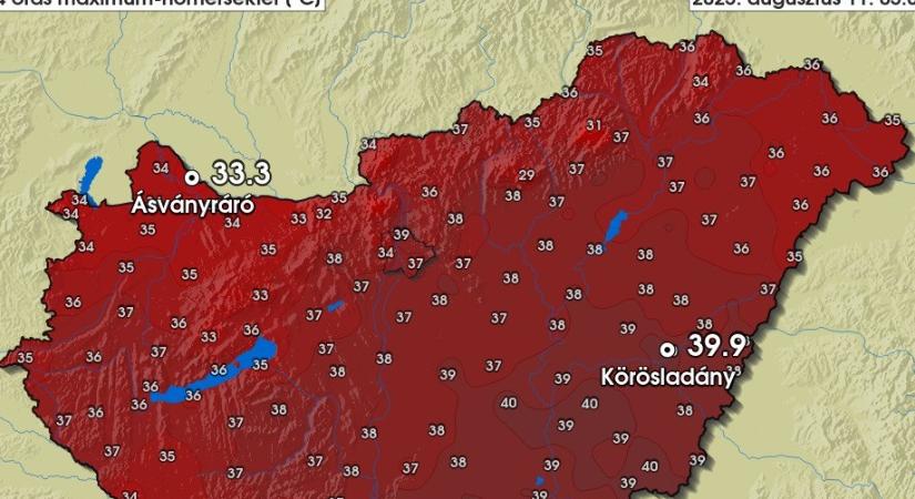 Hétfőn enyhül a kánikula, de keddtől újra melegszik az idő