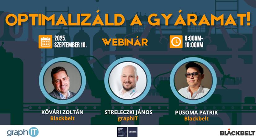 Felhő alapú digitális megoldás a termelés és logisztika prediktív kezeléséhez – Optimalizáld a gyáramat! webinár