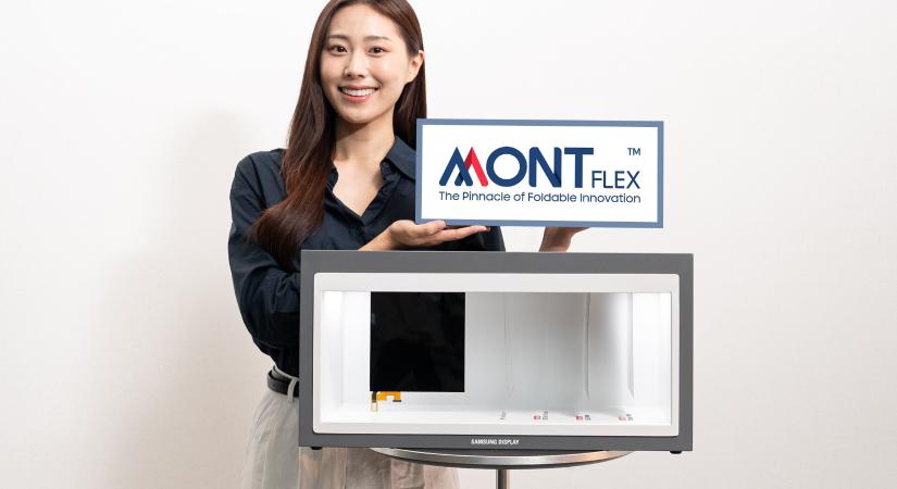 Bejelentette a Samsung a MONT FLEX hajtogatható képernyőt