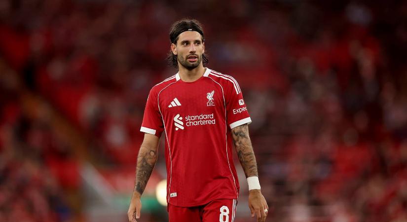 Cukiságbomba: Liverpool-mezes babafotót osztott meg Szoboszlai Dominik párja
