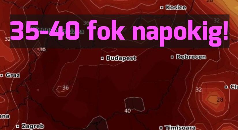 Extrém hőhullám érkezik!