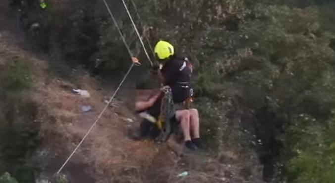 Sérült kirándulót mentettek a Gellért-hegyről  videó