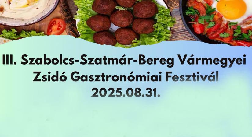 Zsidó Gasztronómiai Fesztivál 2025 Nyíregyháza
