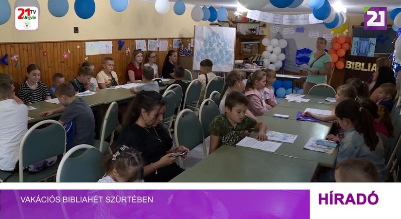 Vakációs bibliahét Szürtében (videó)