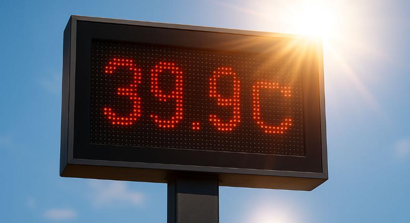 Megdőlt az országos melegrekord: Körösladányban 39,9 fokot mértek vasárnap