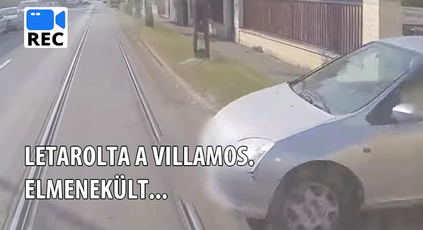 Villamossal ütközött, majd elmenekült – a rendőrök azonosították a pesterzsébeti sofőrt