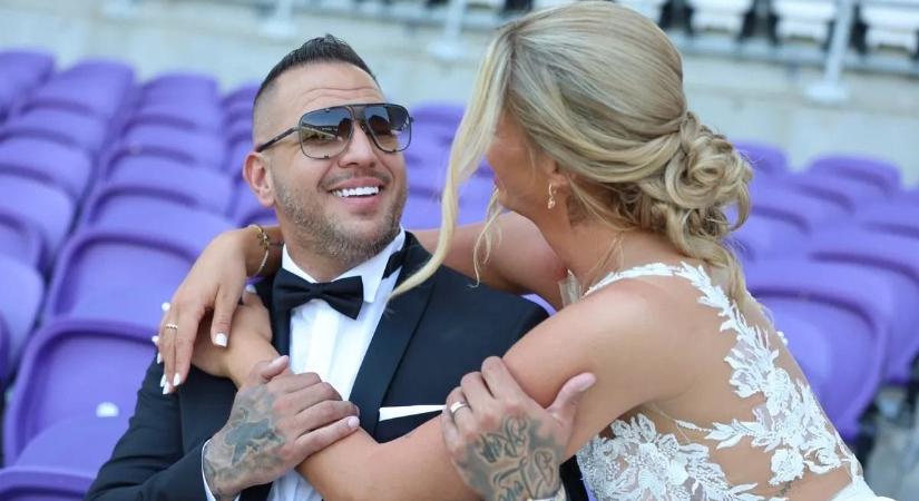 Curtis és Judie esküvőjéről exkluzív fotók érkeztek