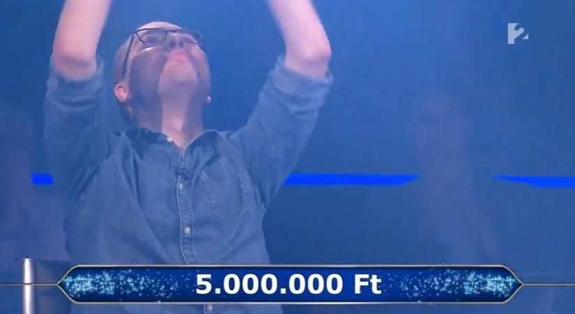 Ezzel a kérdéssel nyert ötmillió forintot a debreceni játékos a Legyen Ön is milliomosban! - te tudnád rá a választ?