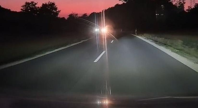 "Mintha robbanás lett volna" - elképesztő vadbalesetet rögzített a kamera