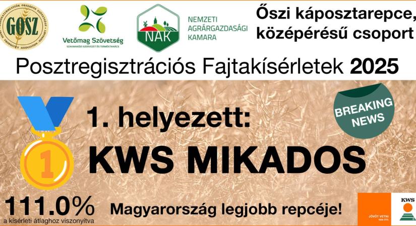 BREAKING NEWS! KWS MIKADOS – Két év, három főpálya győzelem!