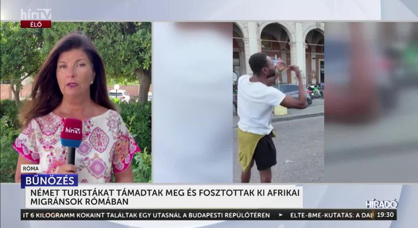 Bevándorlók támadtak meg és fosztottak ki német turistákat Rómában  videó