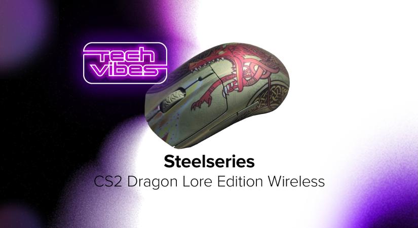 CSak egy gyűjtői ereklye vagy az egyik legjobb gamer egér? - SteelsSeries CS2 Dragon Lore Wireless - Tech Vibes