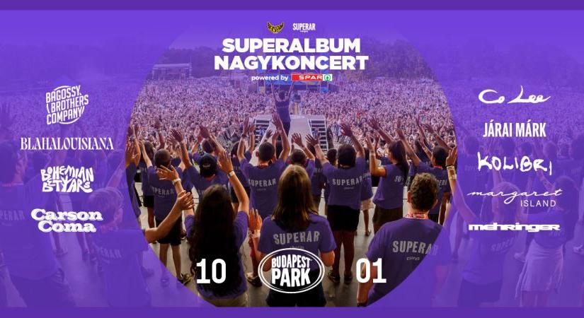 A Budapest Parkban debütál a Superalbum