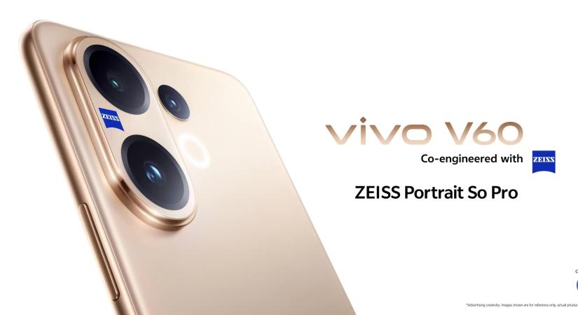 Zeiss triplakamera az új Vivo V60-ban