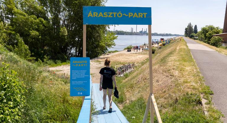 Új szabadstrand nyílt Budapesten