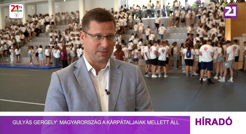 Gulyás Gergely: Magyarország a kárpátaljaiak mellett áll (videó)