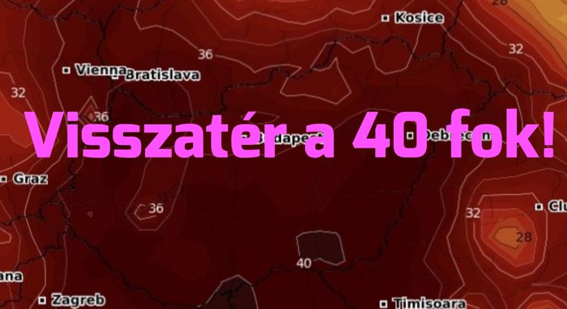 Holnap érkezik a forróság!