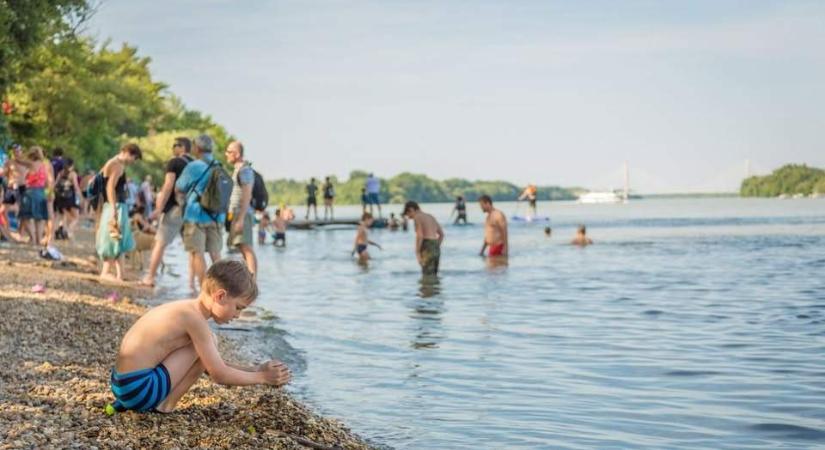 Újabb szabadstrand nyílt a fővárosban