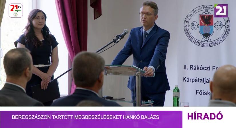 Beregszászon tartott megbeszéléseket Hankó Balázs (videó)