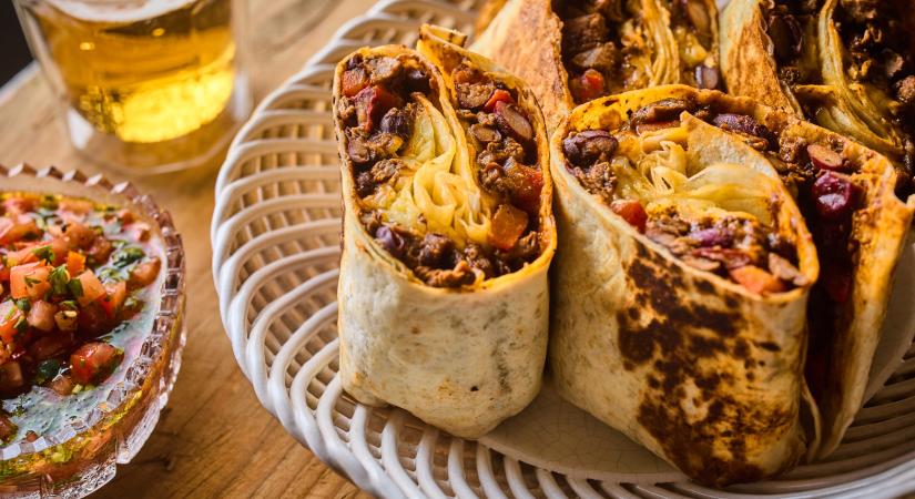 Marhahúsos burrito