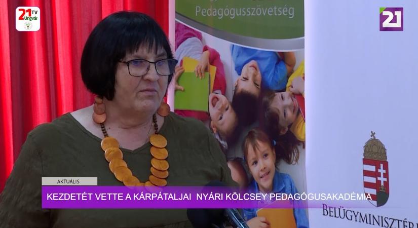 Aktuális (2025.08.12) Kezdetét vette a Kárpátaljai Nyári Kölcsey Pedagógusakadémia (videó)