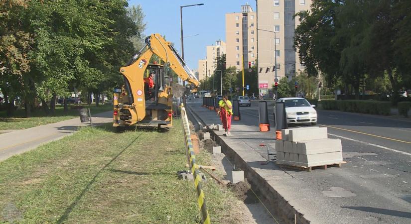Nyolcvanhat millióból újul meg a Tihanyi Árpád út egy része