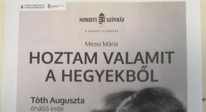 A Nemzeti Színház szekszárdi művésznője Érténybe látogat